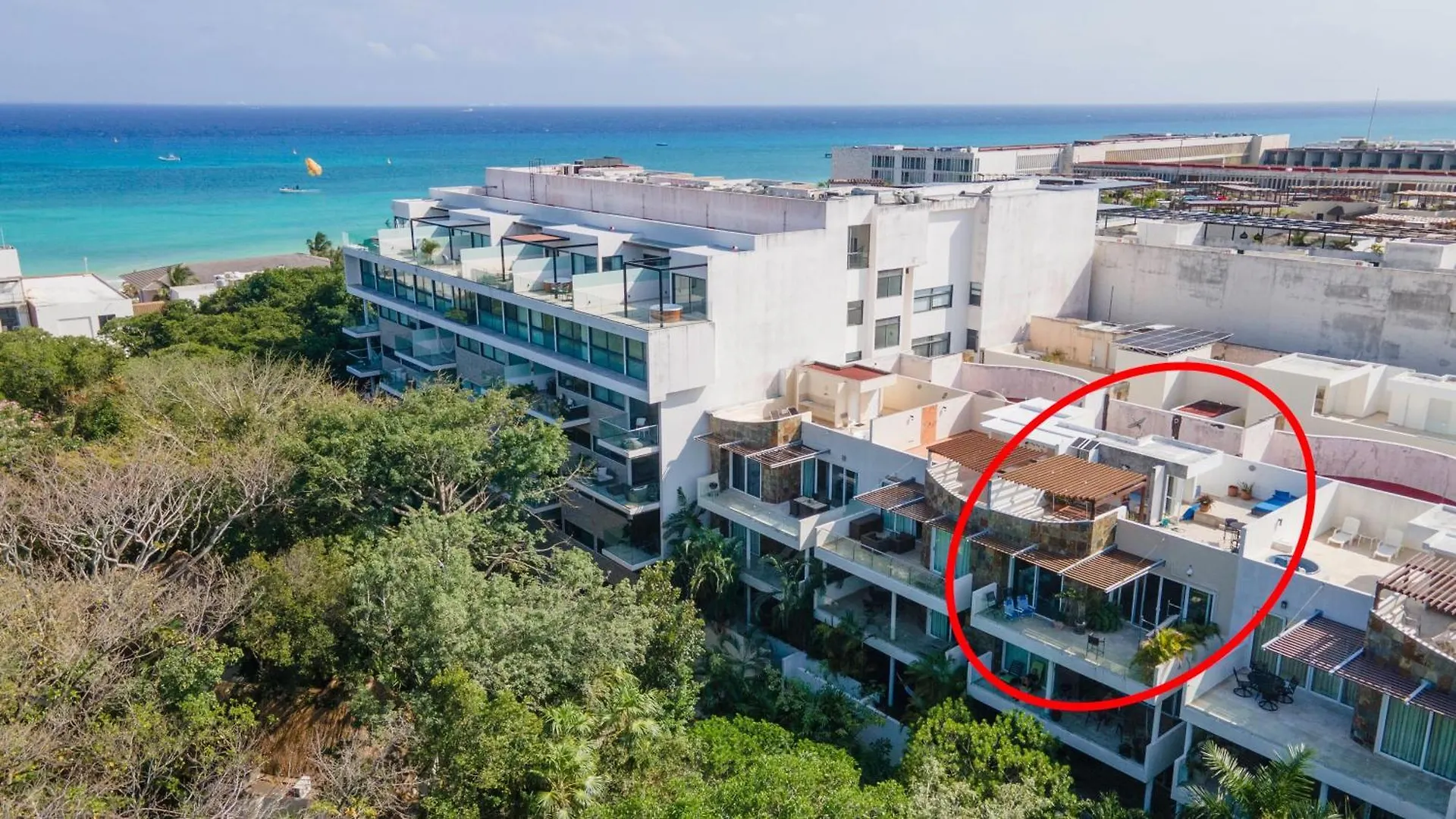 Spacious & Serene Penthouse With Rooftop, Jungle Views, Prime Location Steps To Beach & 5Th Ave プレヤデルカーメン